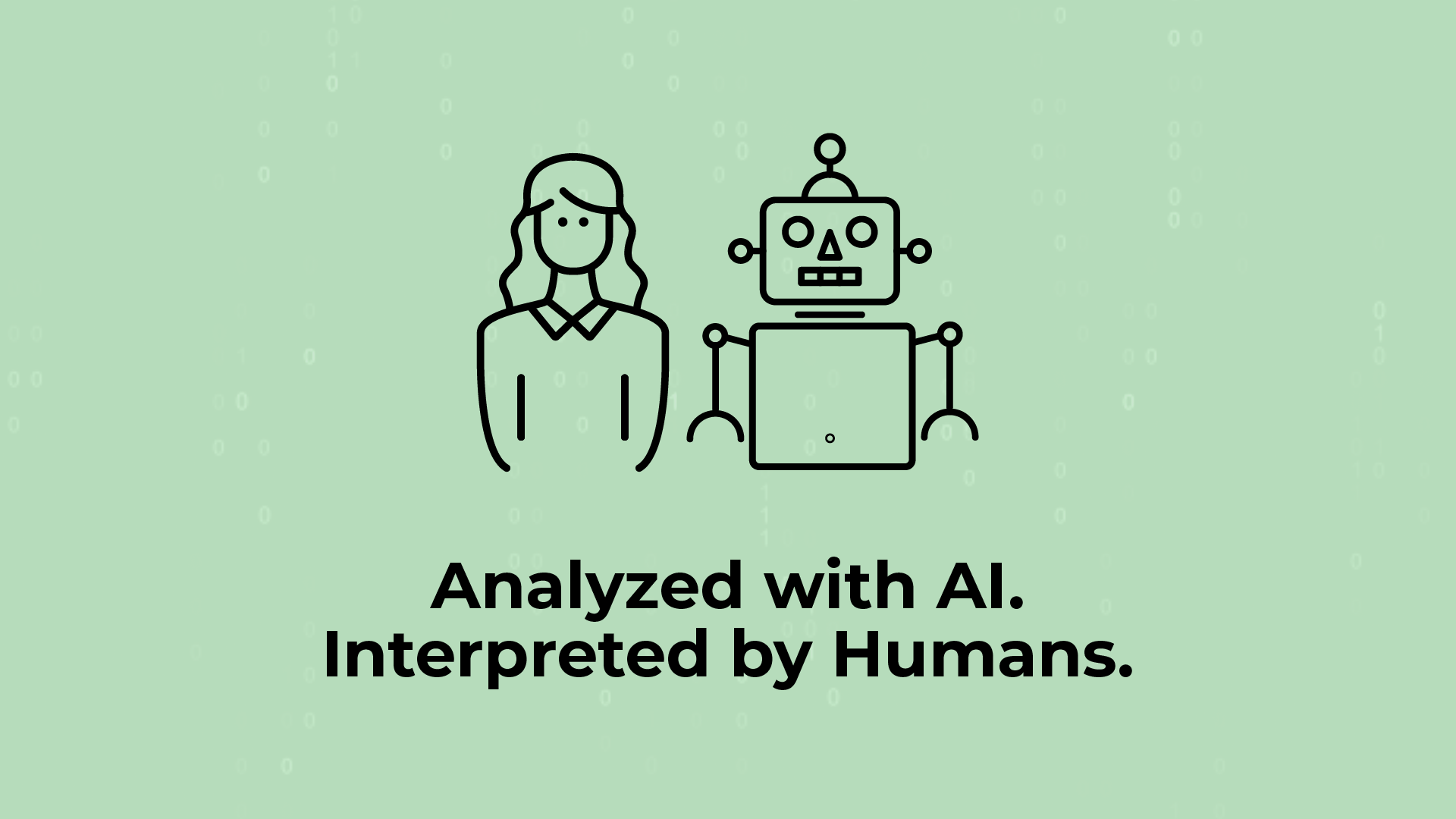  mood image robot and human with text